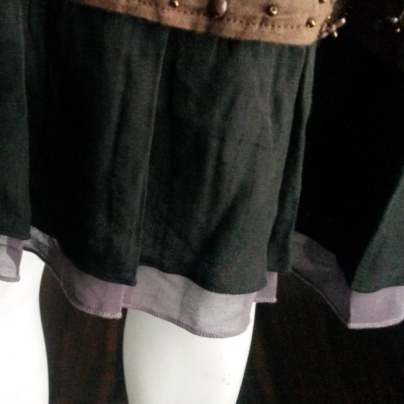 Mischa Barton The Fleur Beaded Dress-Brown NWOT - Picture 4 of 5